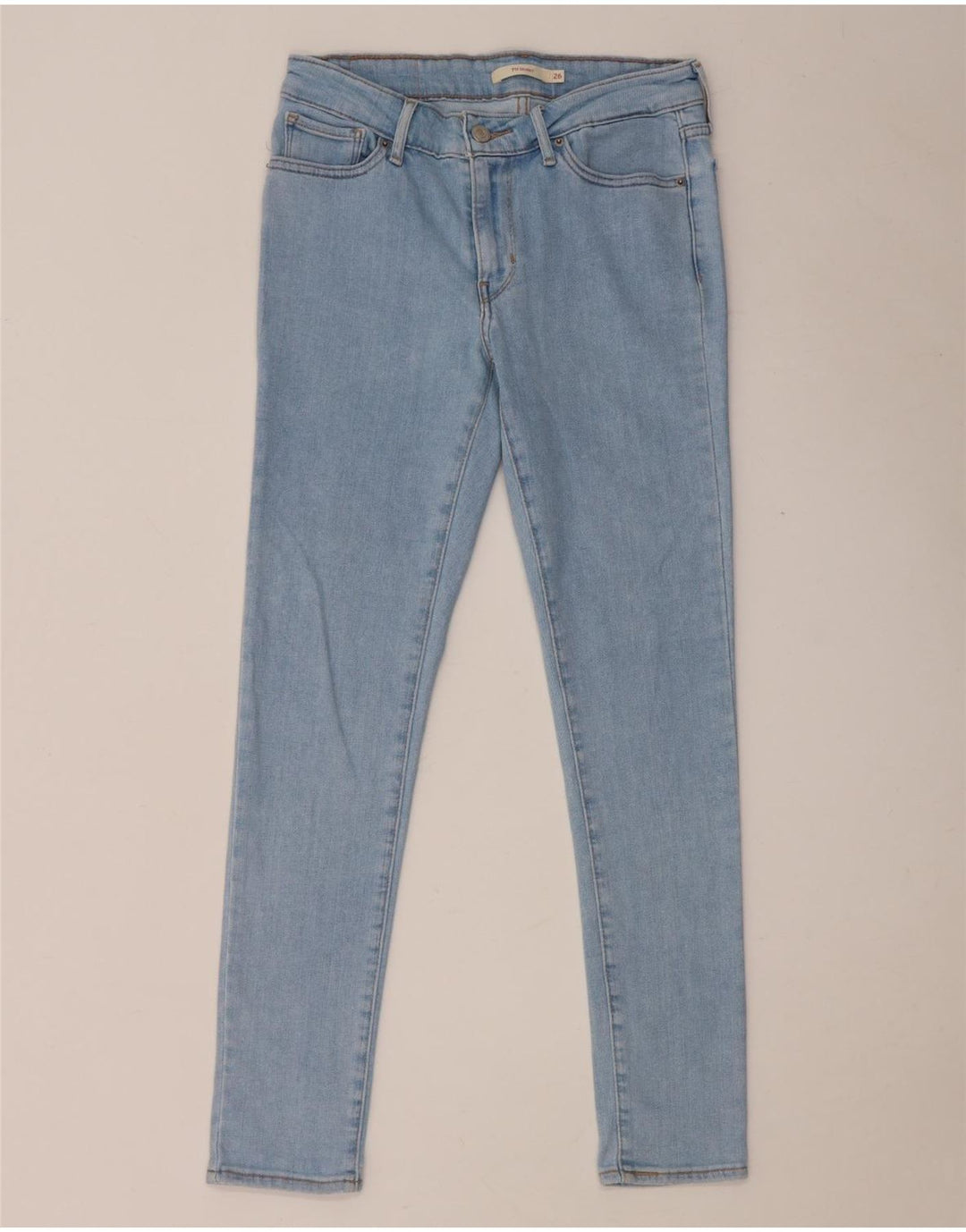 Jeans skinny Levi's 711 da donna W26 L28 cotone blu
