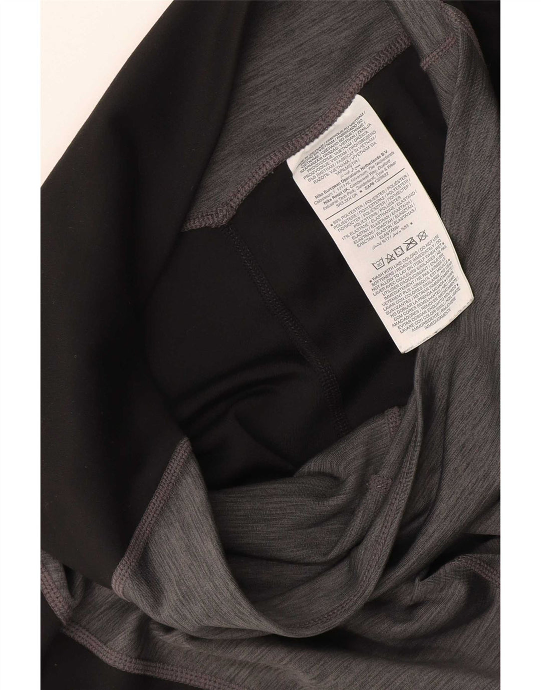 Leggings Nike da donna UK 12 Poliestere color block grigio medio