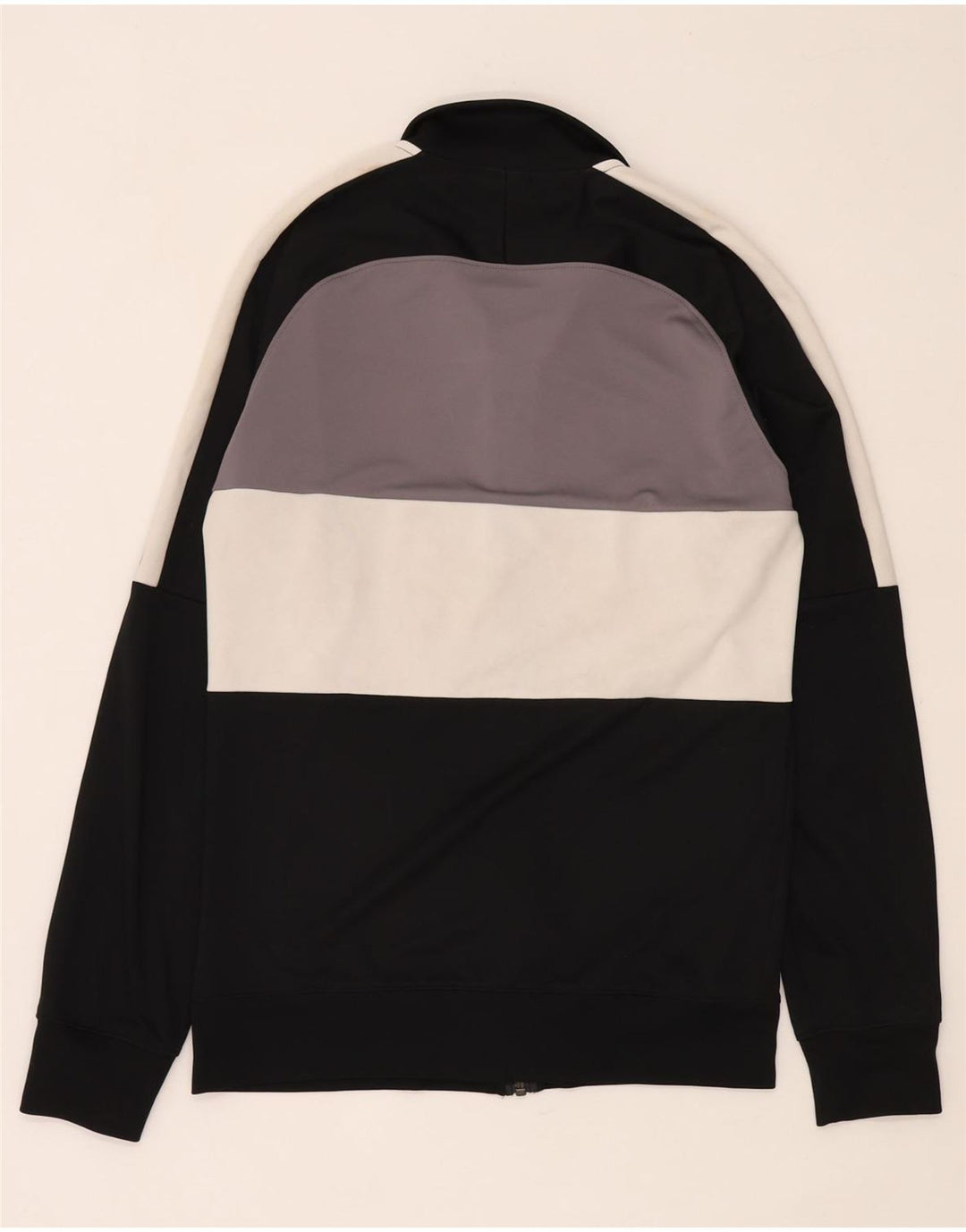 Giacca da tuta Nike Dri Fit da uomo, piccola, in poliestere color block nero