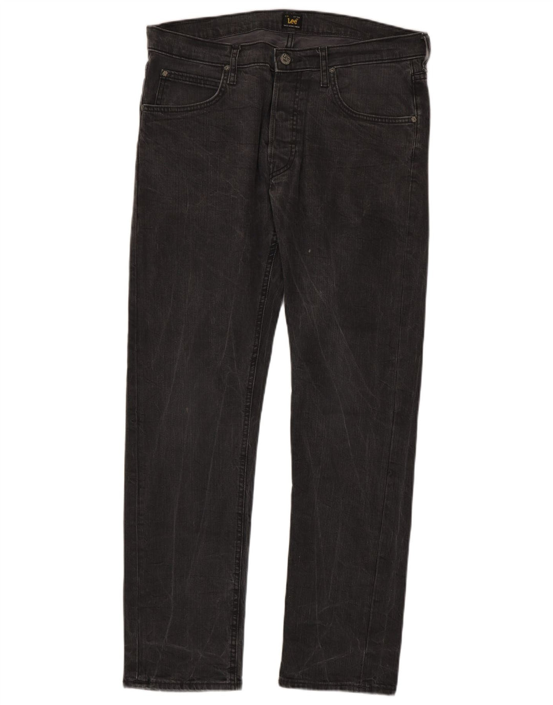 Jeans dritti da uomo LEE Daren W34 L32 in cotone grigio