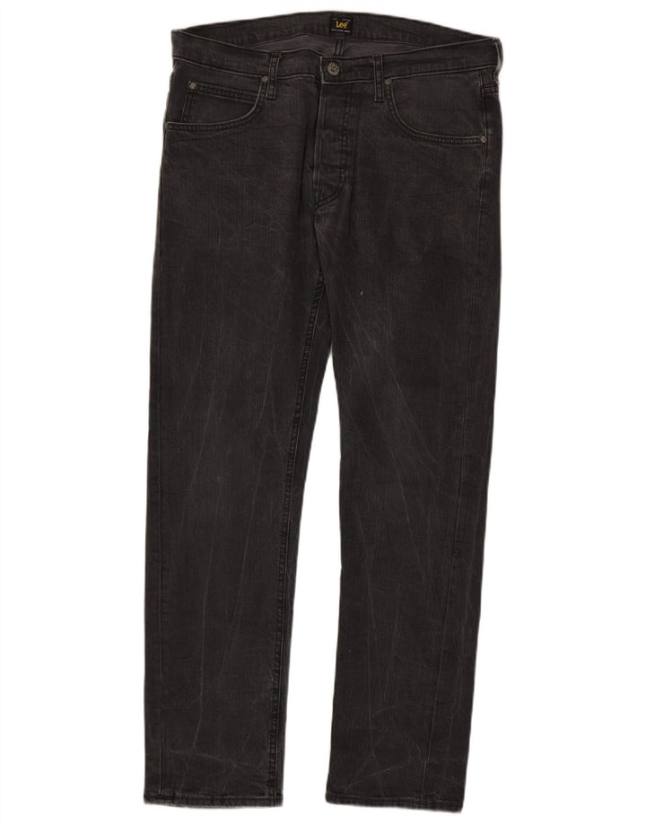 Jeans dritti da uomo LEE Daren W34 L32 in cotone grigio