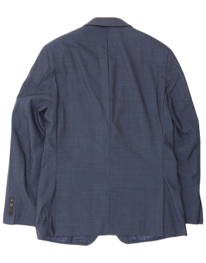 Giacca blazer da uomo a 2 bottoni Dkny UK 38 medio blu navy