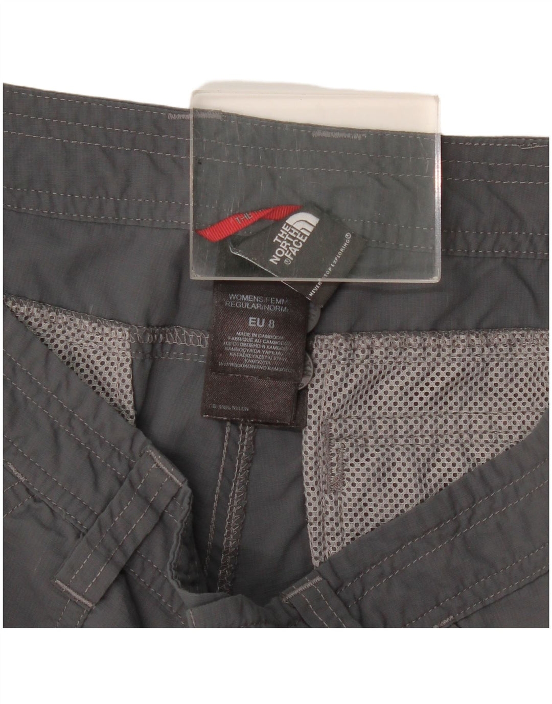 Pantaloncini casual da donna The North Face EU 8 Medium W32 Nylon grigio
