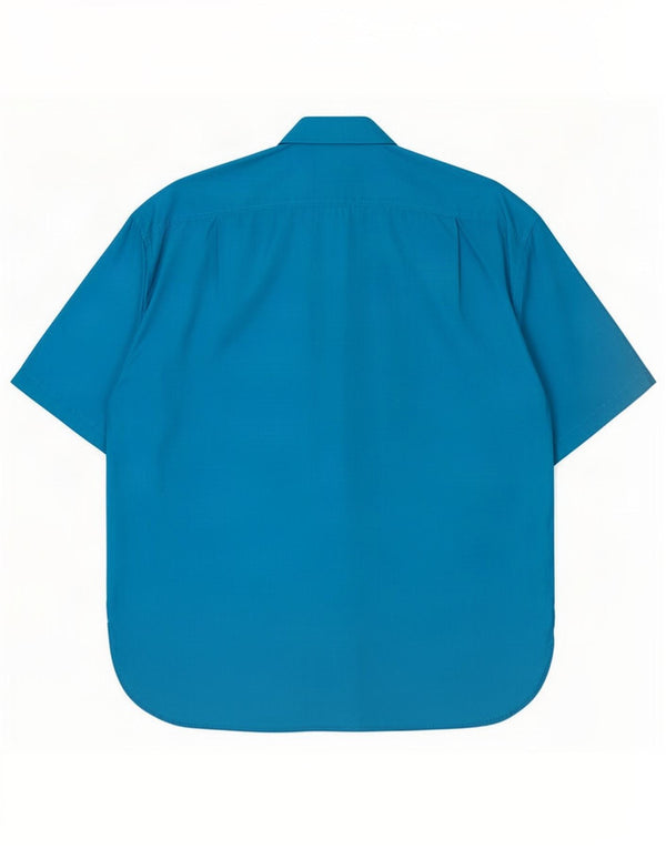 Camicetta vintage da donna a maniche corte UK 18 XL Blu