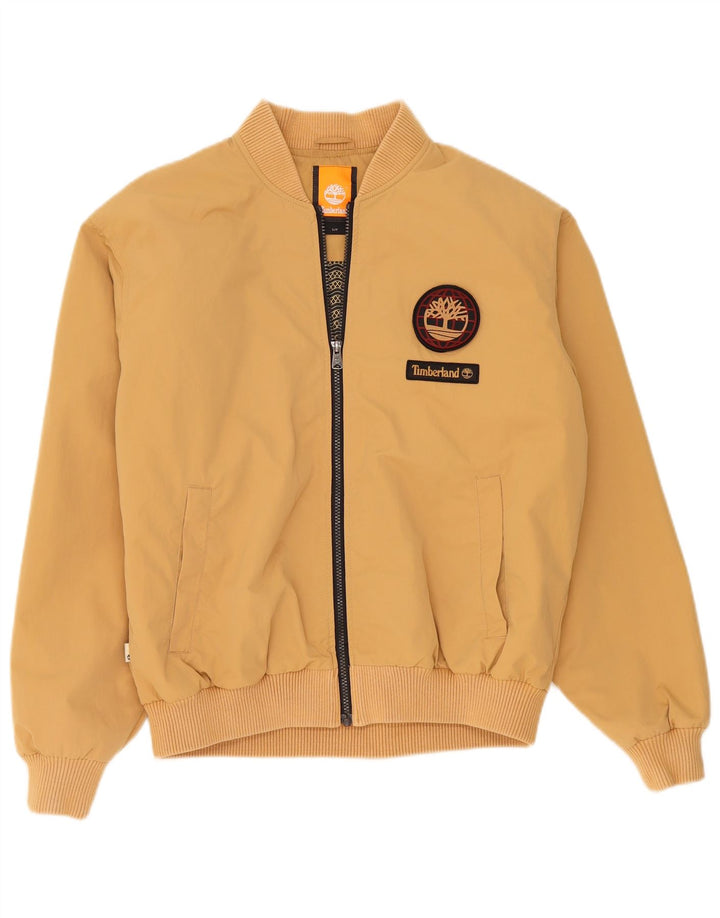 Timberland Bomber da uomo vestibilità ampia UK 36 piccolo nylon beige