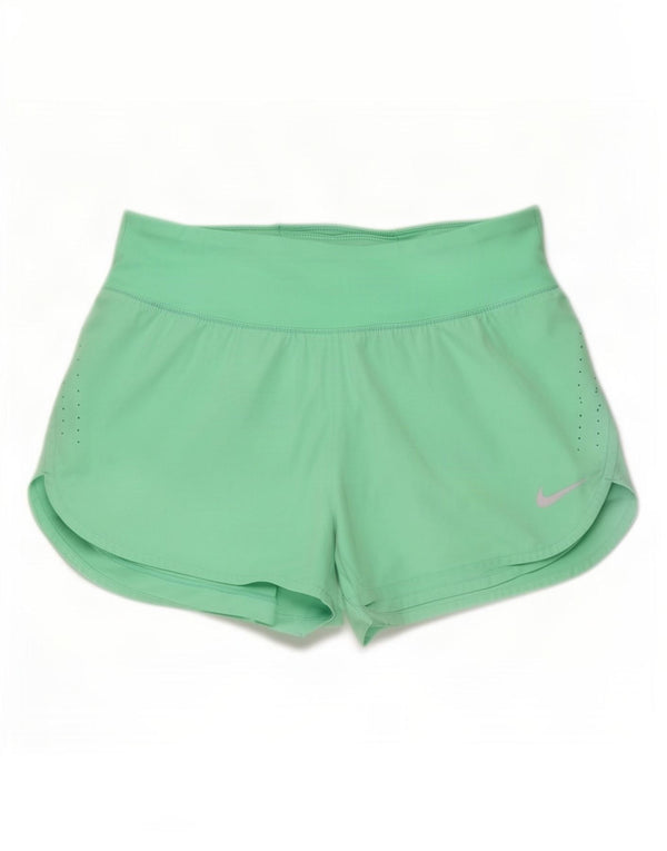 Pantaloncini sportivi Nike Dri Fit da donna UK 14 verde medio