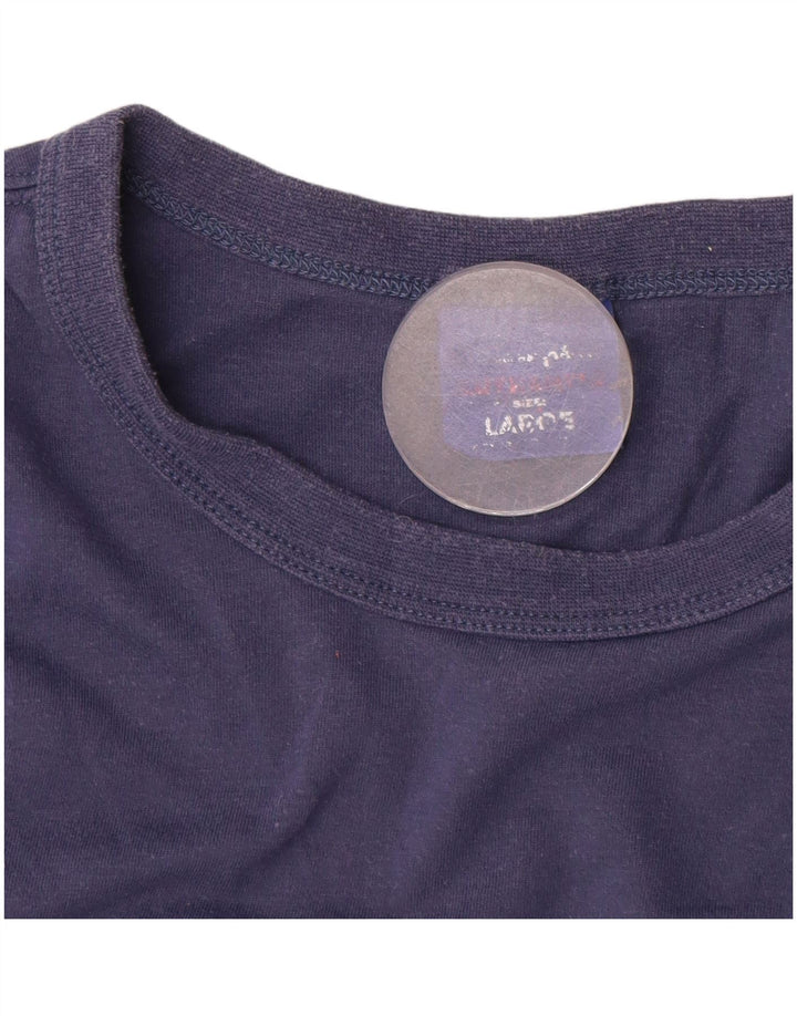 Top da uomo a maniche lunghe Champion Large blu navy