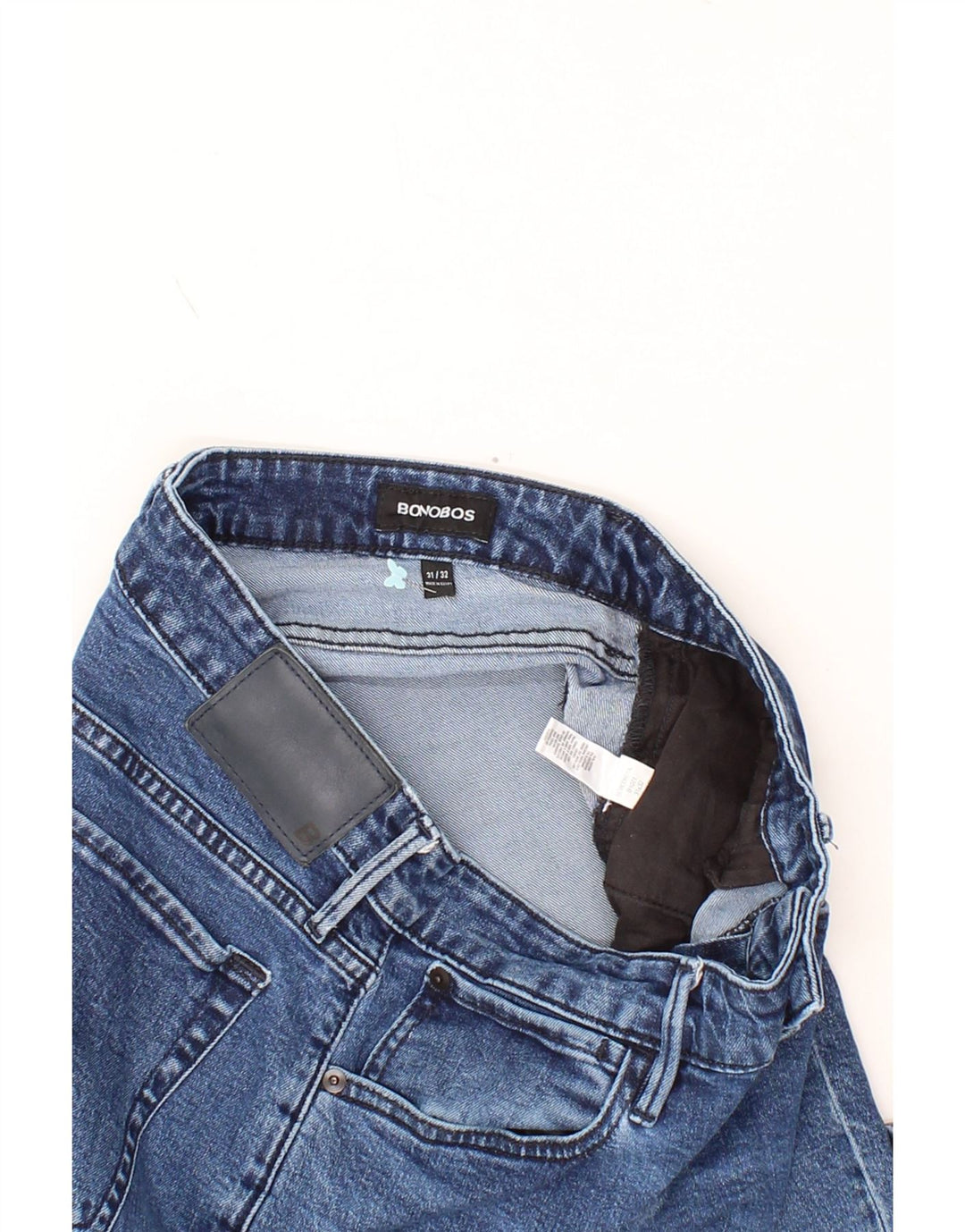 BONOBOS Mens Slim Jeans W32 L31 Blue Cotton Vintage BONOBOS and Second-Hand BONOBOS from Messina Hembry 