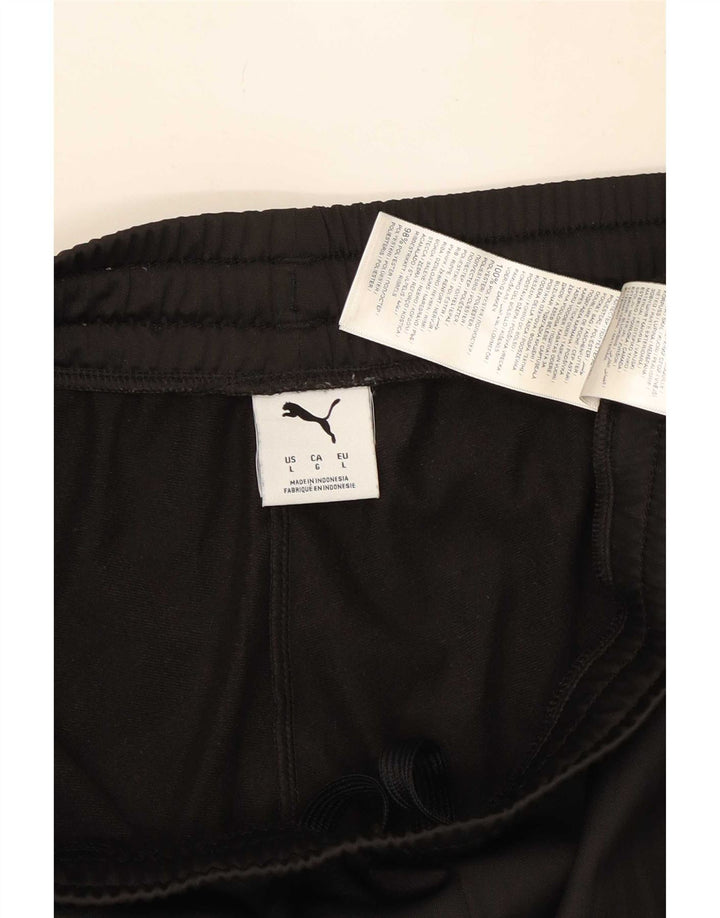 Pantaloni da tuta da uomo Puma Joggers grandi neri in poliestere