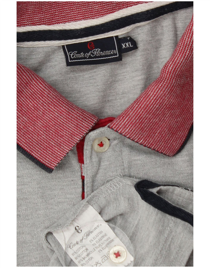 Polo Uomo CONTE OF FLORENCE 2XL Cotone Grigio