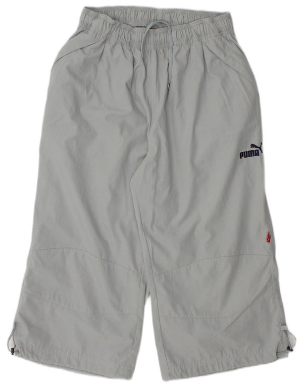 Pantaloni da tuta Capri da uomo PUMA piccoli in poliestere grigio