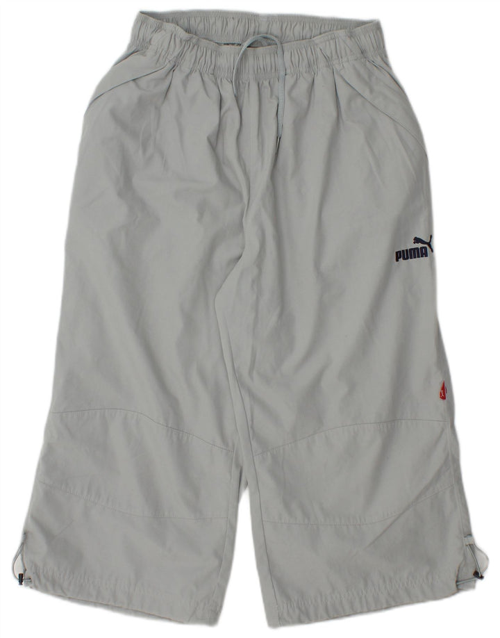 Pantaloni da tuta Capri da uomo PUMA piccoli in poliestere grigio