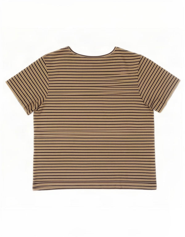 T-shirt Zara Trafaluc da donna UK 14 gessato medio multicolore