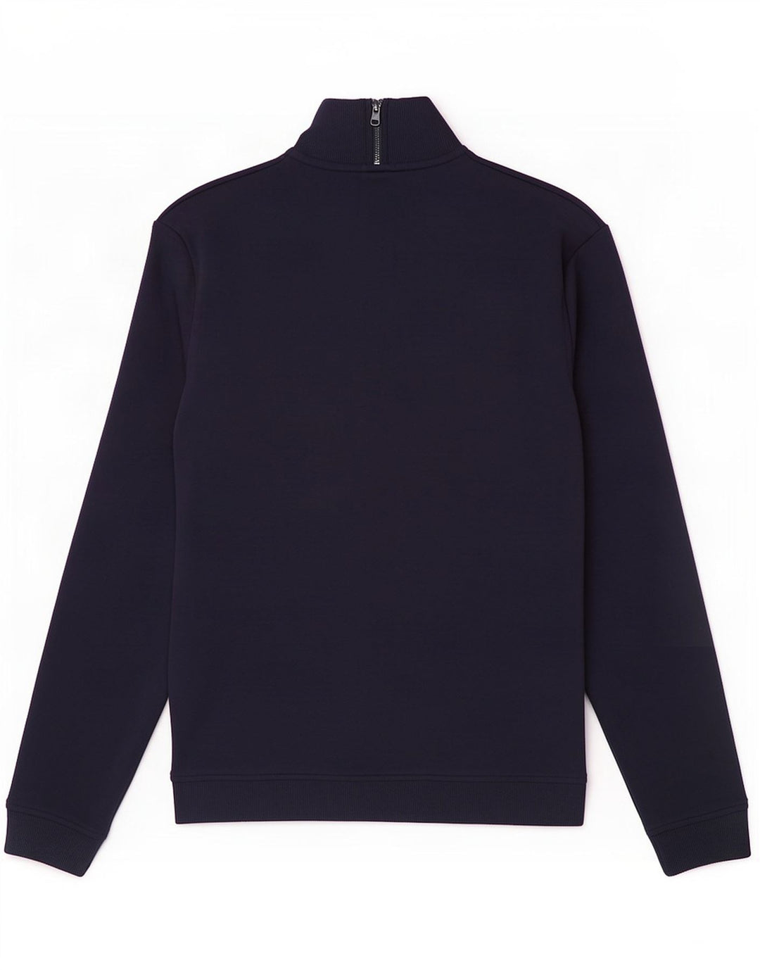 Felpa da uomo con collo con zip Ted Baker, taglia 3, cotone medio blu navy
