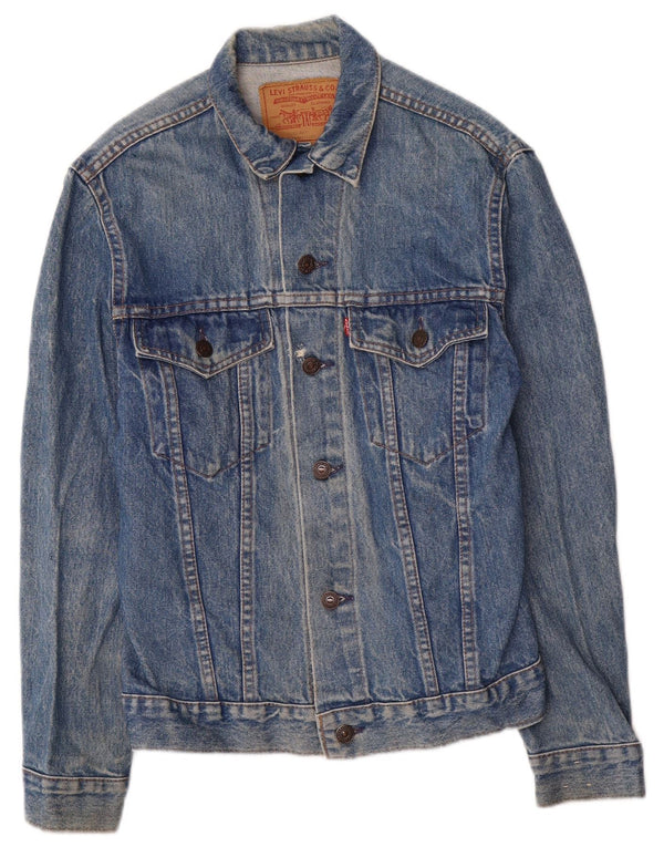 Levi's Womens Denim Jacket UK 8 Small Blue
