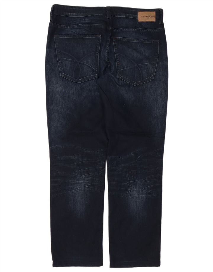 Jeans slim regolari da uomo Calvin Klein W32 L30 Blu