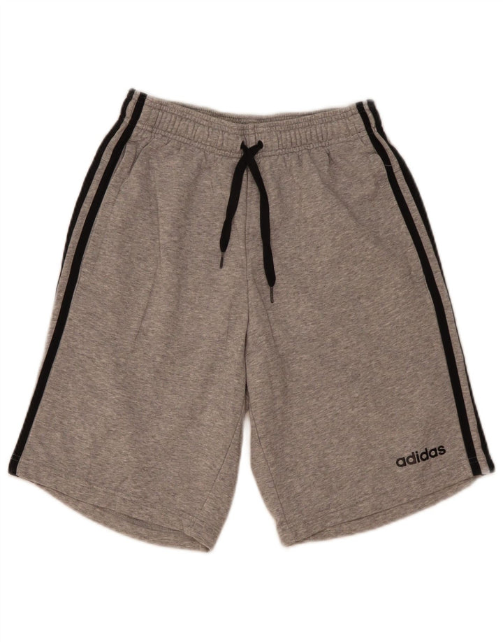 Pantaloncini sportivi Adidas da uomo piccoli grigi