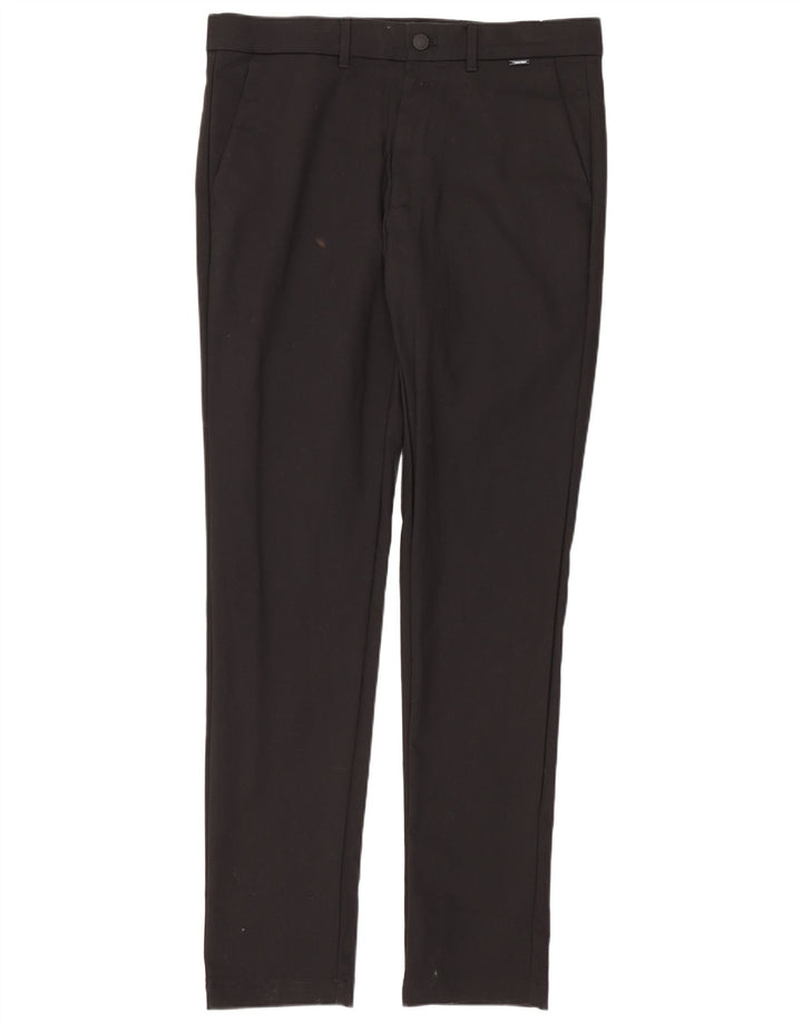 Pantaloni chino slim da uomo Calvin Klein W32 L32 neri
