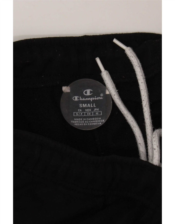 Pantaloni da tuta con grafica da uomo Champion Joggers piccoli neri