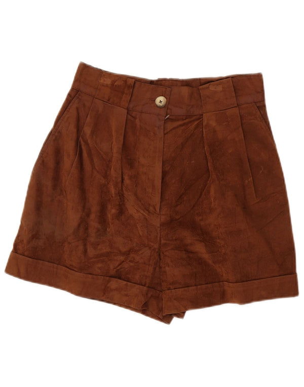 Lorsay Womens High Waist Pegged Chino Shorts EU 38 Medium W26 Brown Acrylic