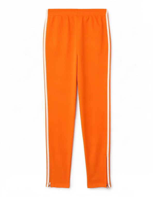 Pantaloni della tuta da donna Adidas UK 8 Small Arancione Poliestere