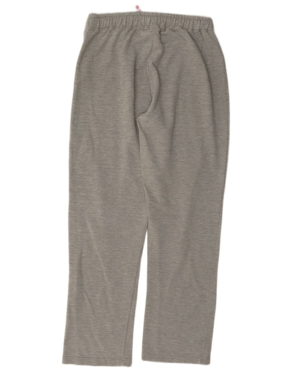 Pantaloni da tuta con grafica Kappa da donna UK 10 piccolo cotone chiazzato grigio