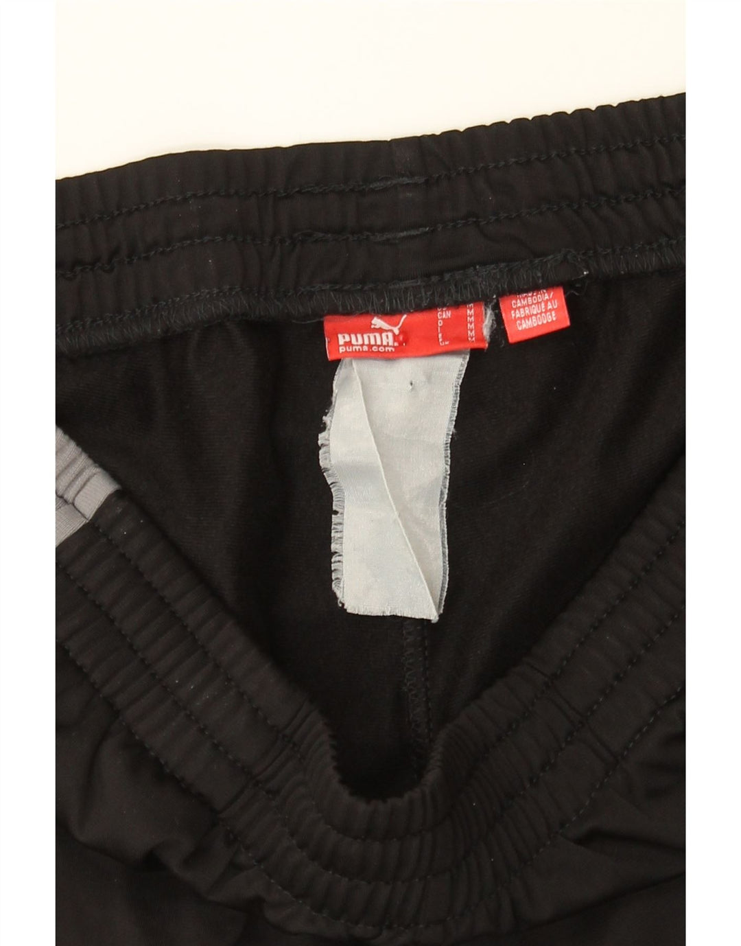 PUMA Mens Tracksuit Trousers Joggers Medium  Black Colourblock Vintage Puma and Second-Hand Puma from Messina Hembry 
