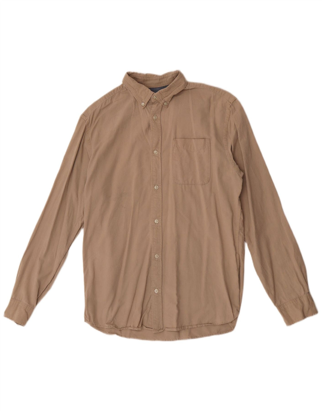 Camicia da uomo in velluto a coste Jack & Jones in cotone beige medio