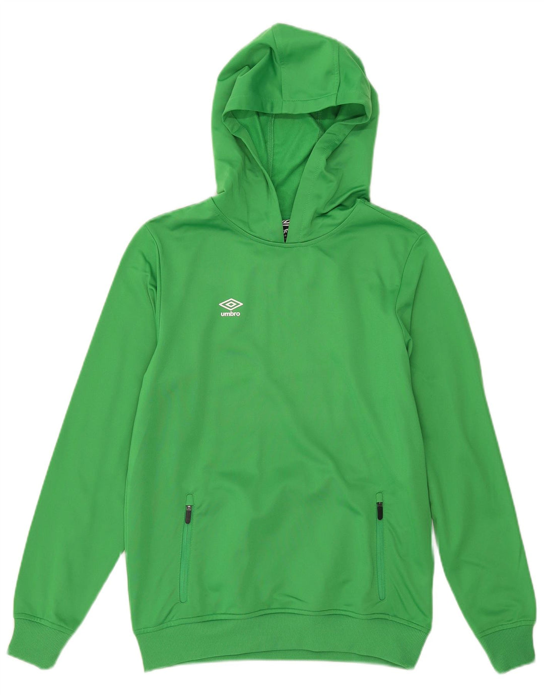 Felpa con cappuccio da bambino Umbro 13-14 anni XL verde poliestere