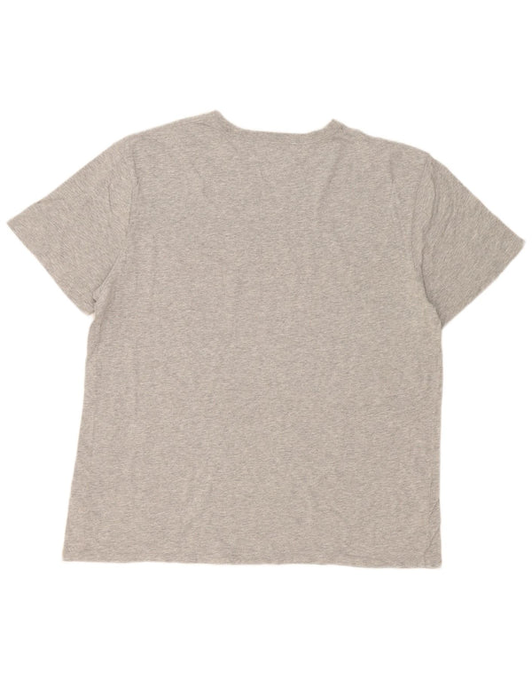 T-shirt grafica da uomo Tommy Hilfiger Top XL grigio color block