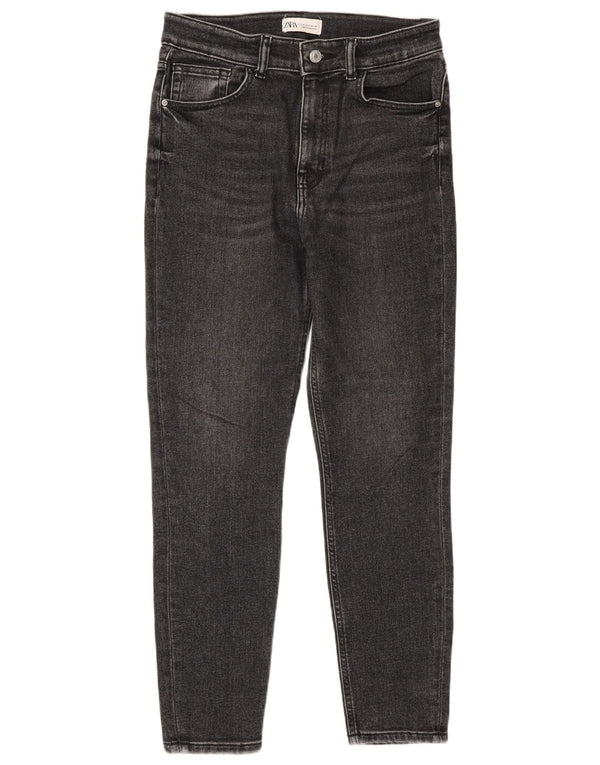 Jeans skinny a vita alta da donna Zara EU 40 medio W30 L28 grigio