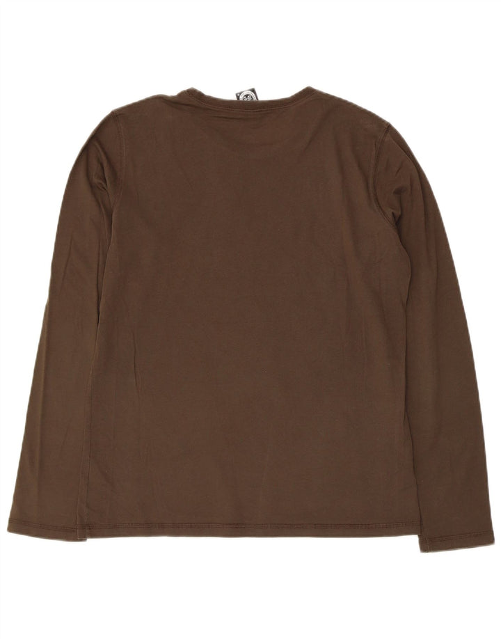 Top grafico da ragazzo Scorpion Bay a maniche lunghe 13-14 anni 2XL cotone marrone