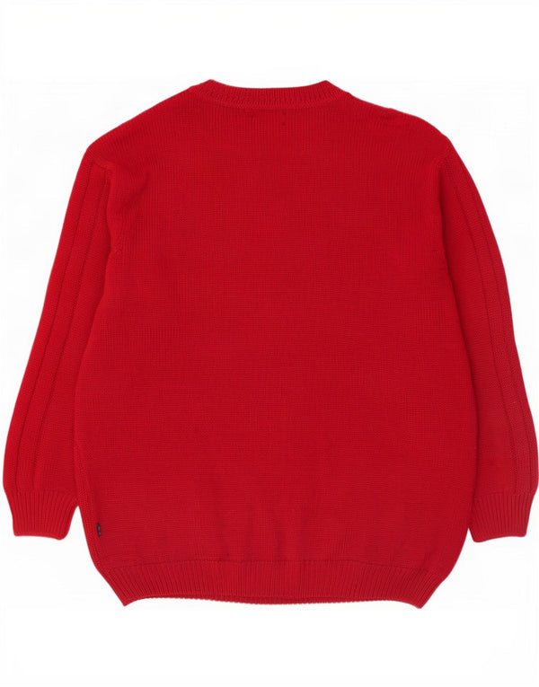 Maglione maglione girocollo da uomo Daniel Hechter 4XL lana bordeaux