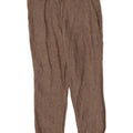 Pantaloni chino sartoriali da uomo Marks & Spencer W34 L29 Lino beige