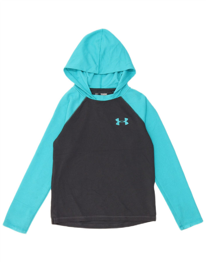 Maglietta grafica da ragazzo UNDER ARMOUR manica lunga 9-10 anni medio nera