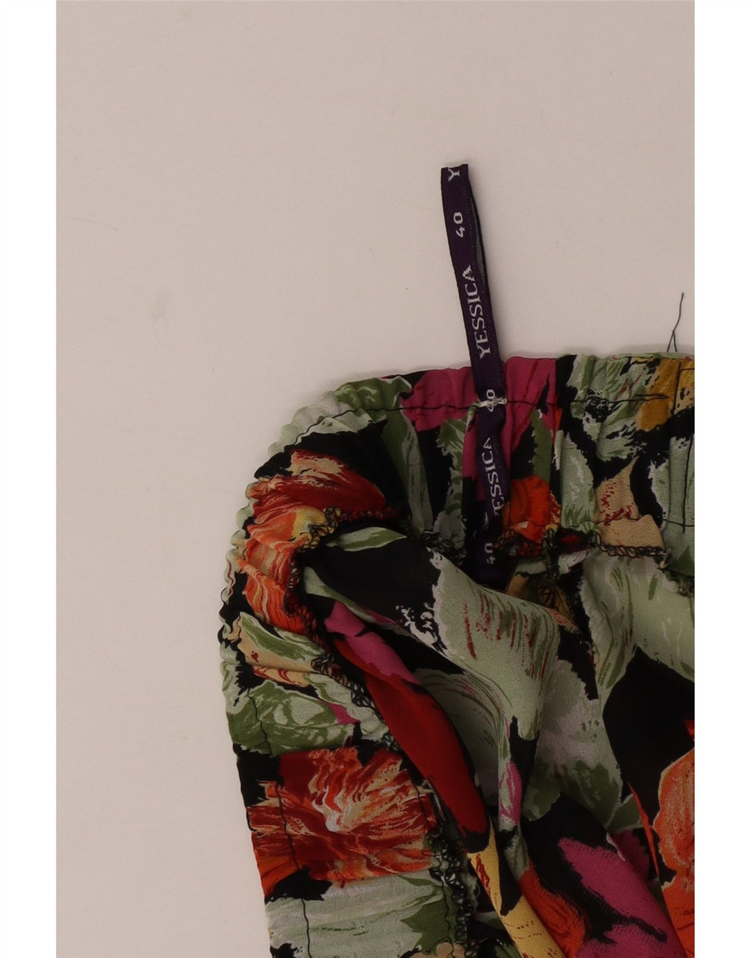 Gonna a pieghe da donna Yessica EU 40 media W30 floreale multicolore