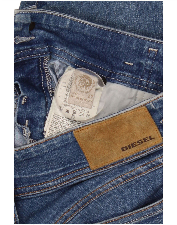 Jeans slim da donna Diesel W27 L32 cotone blu