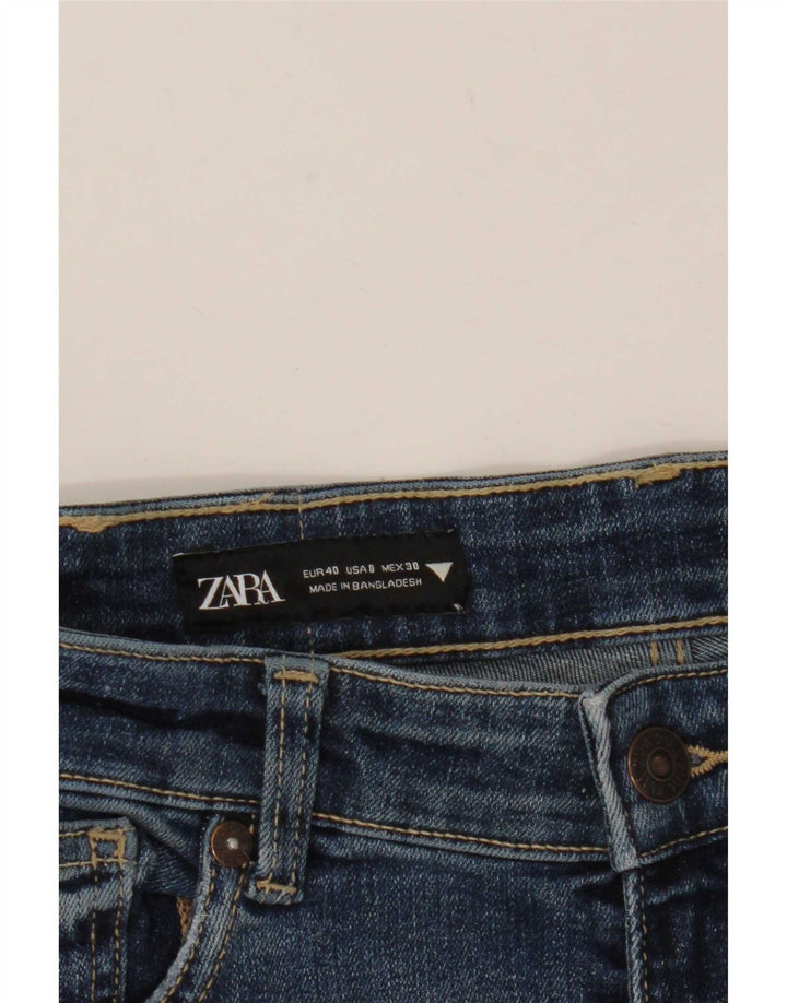Jeans slim da donna Zara EU 40 medi W30 L27 Blu