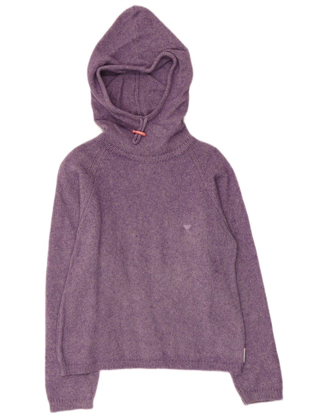 ARMANI JUNIOR Maglia con Cappuccio Bambina 7-8 Anni Cotone Viola