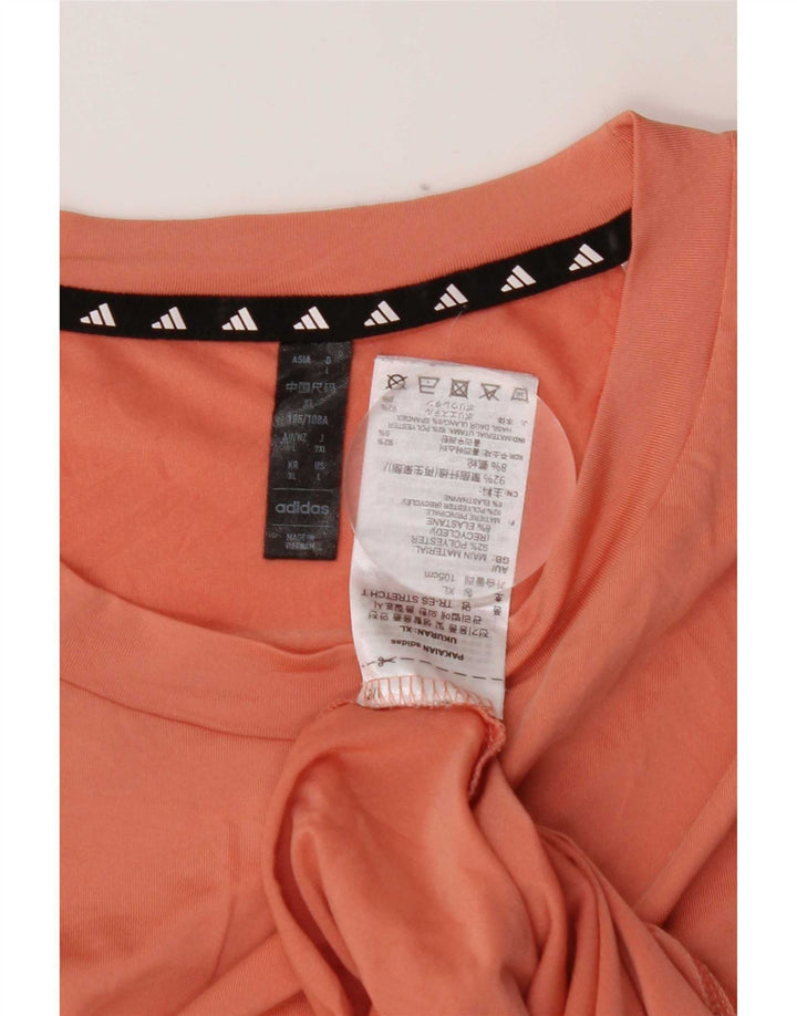 Maglietta Adidas Aeroready da uomo, grande, in poliestere rosa