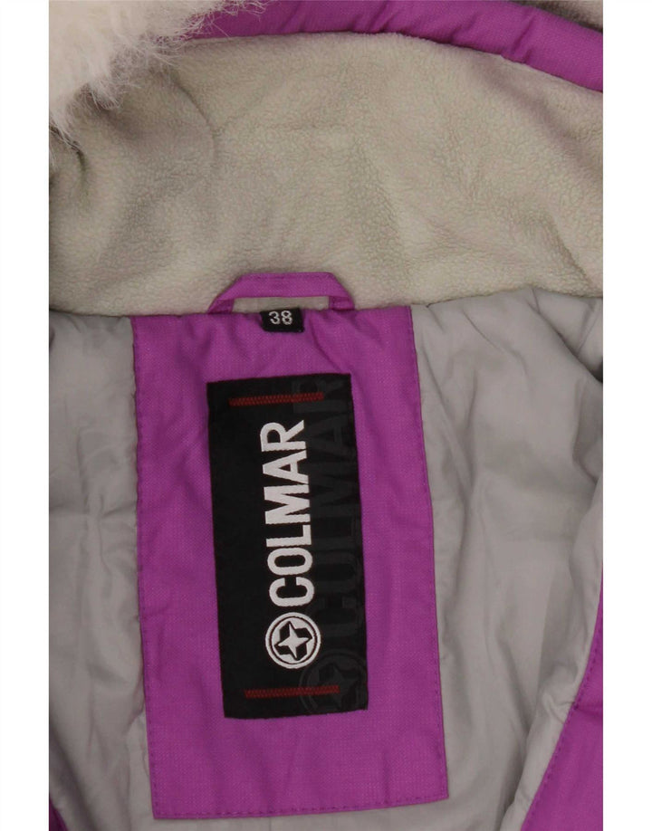 Giacca da sci con cappuccio da donna Colmar EU 38 Poliammide color block viola medio
