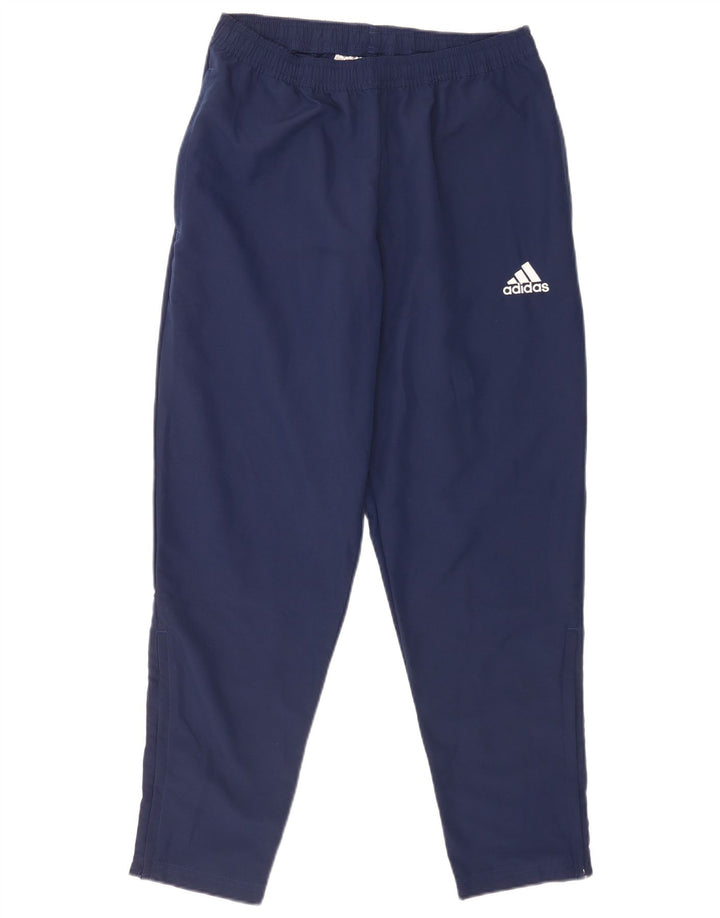 Pantaloni da tuta Adidas Aeroready da uomo medio poliestere blu navy