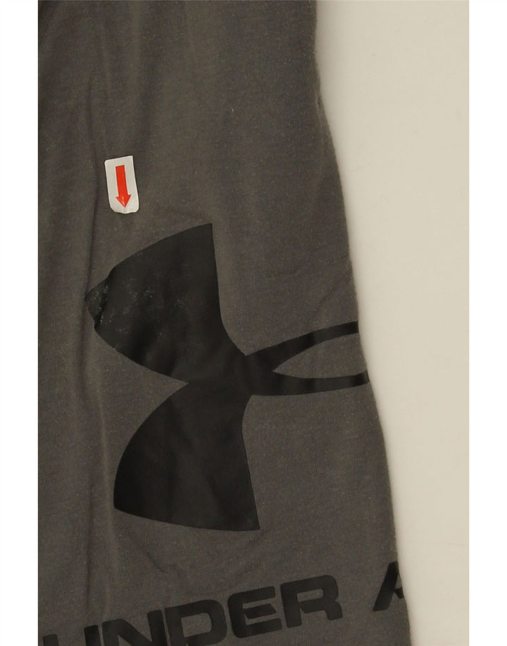 Pantaloncini sportivi grafici da uomo Under Armour grandi grigi