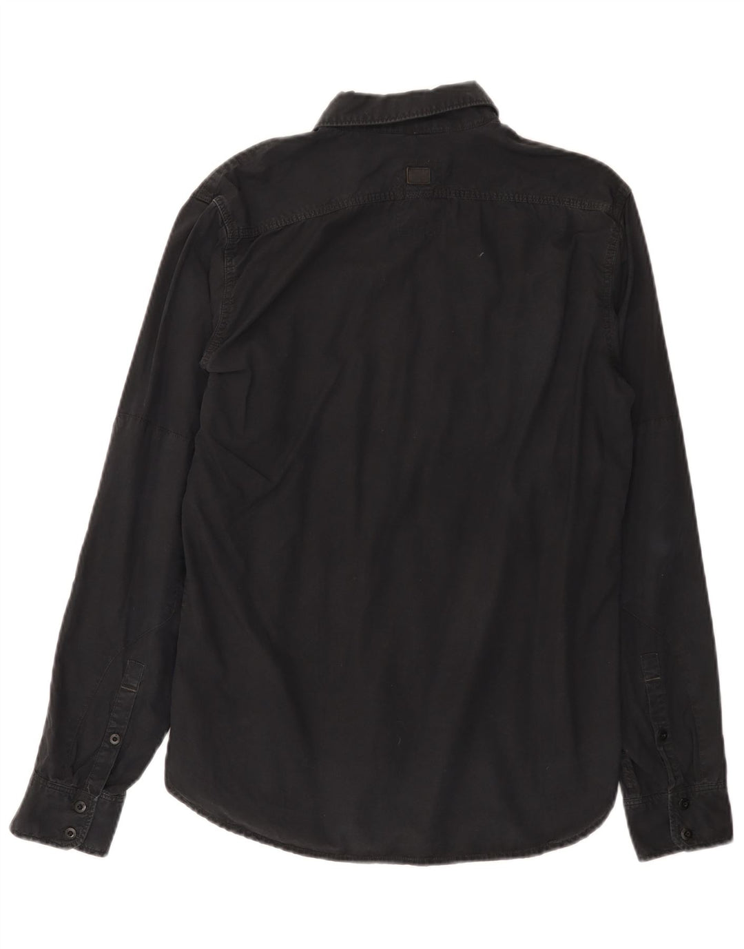 Camicia da uomo G-Star in cotone nero medio
