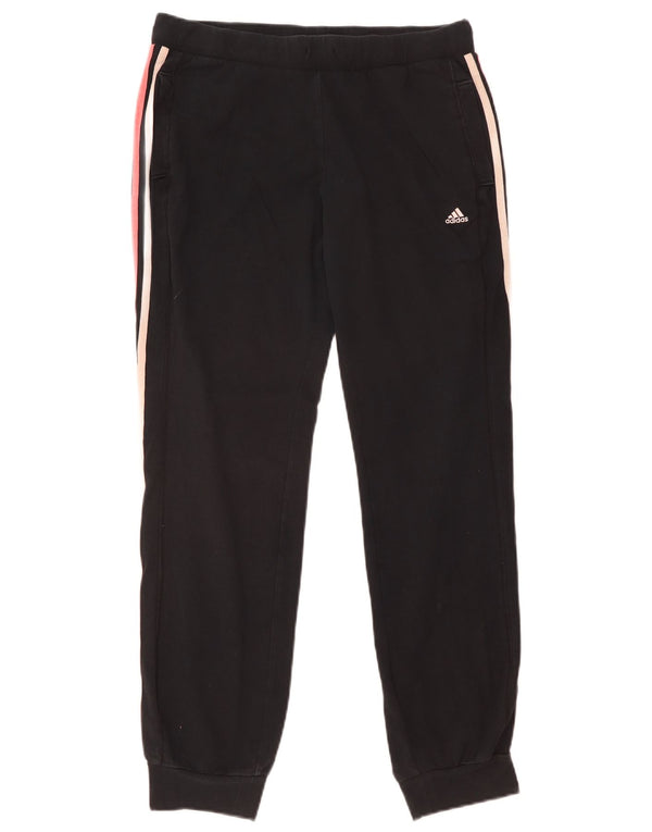Pantaloni da tuta da donna Adidas Joggers UK 12/14 Medium Black Cotton