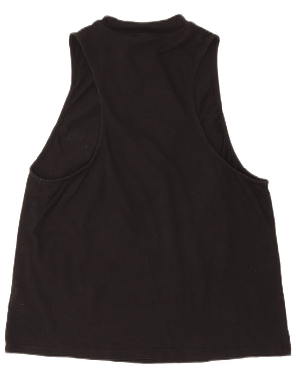 Canotta grafica da donna Adidas UK 18 XL cotone nero