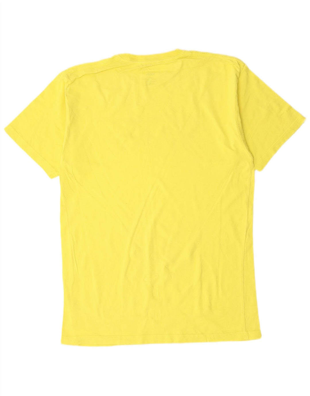 T-shirt grafica da uomo con vestibilità classica VANS, top in cotone giallo medio