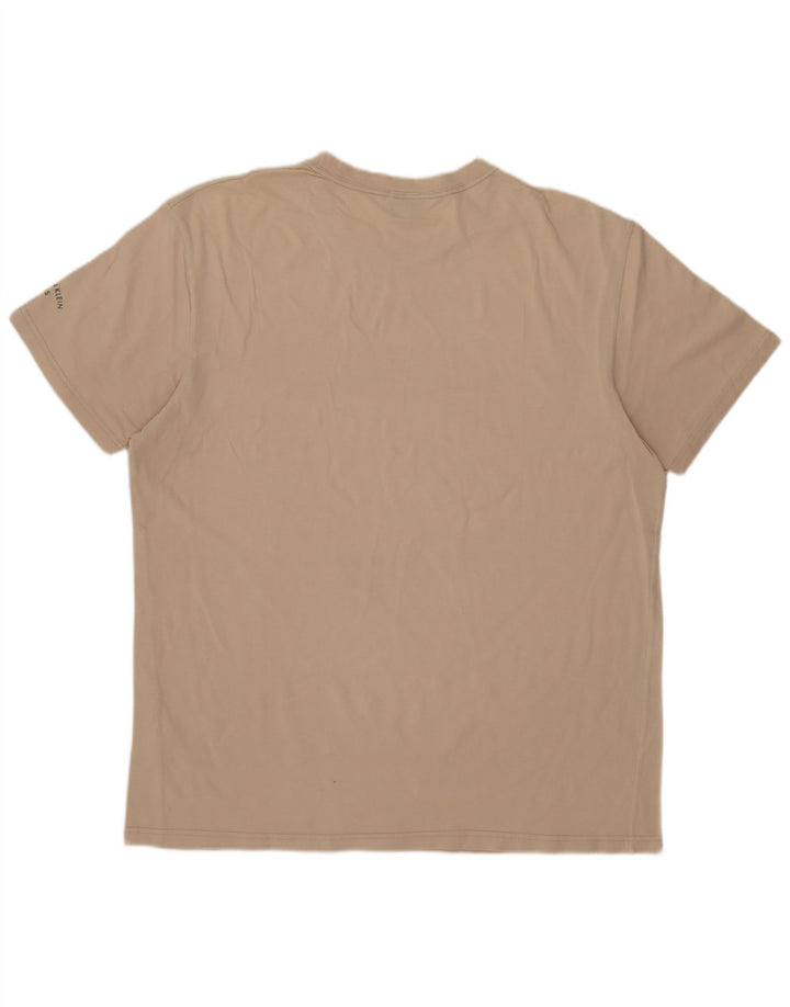 CALVIN KLEIN JEANS T-shirt da uomo Top Large in cotone beige