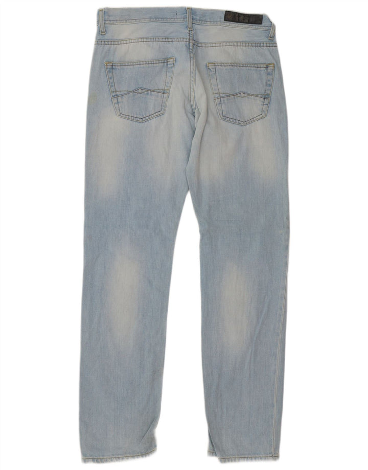 Jeans dritti da uomo Zara EU 42 Large W32 L32 Blu