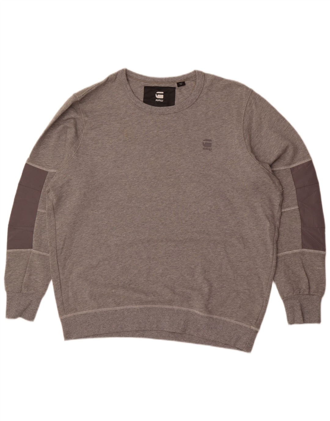 Felpa da uomo G-Star Maglione 2XL Cotone color block grigio
